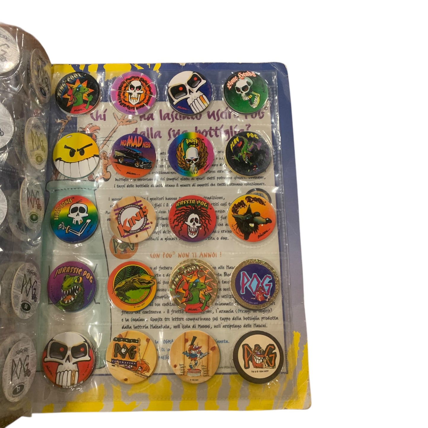 Pog Album Vintage 1994
