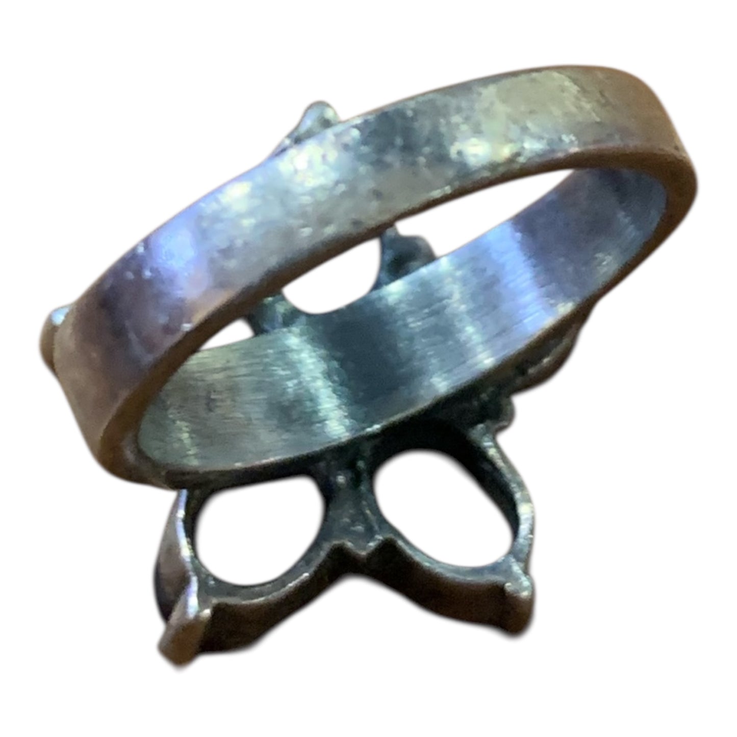 Anello Vintage Fiore Granati