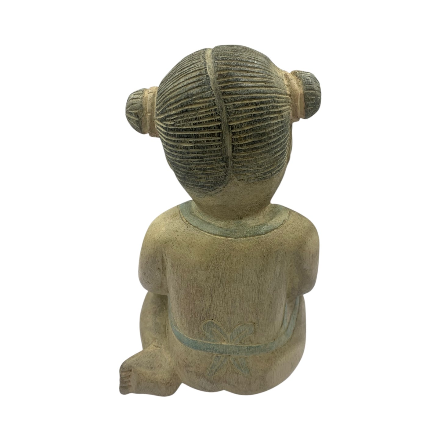 Statuina Legno Orientale Bimba