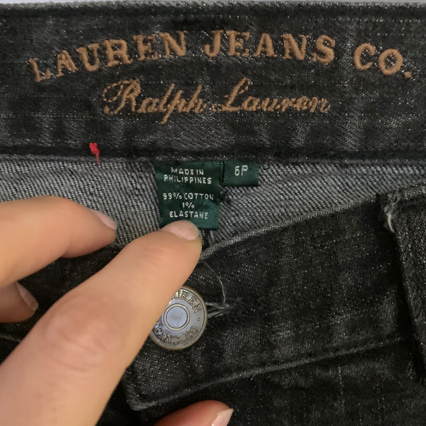 Jeans Donna Ralph Lauren Nero