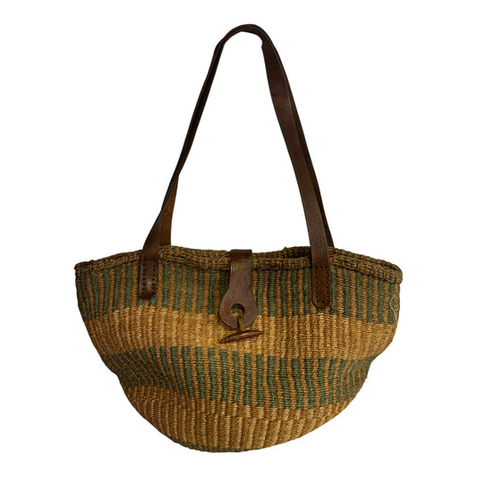 Borsa Shopper Vintage Iuta E Pelle