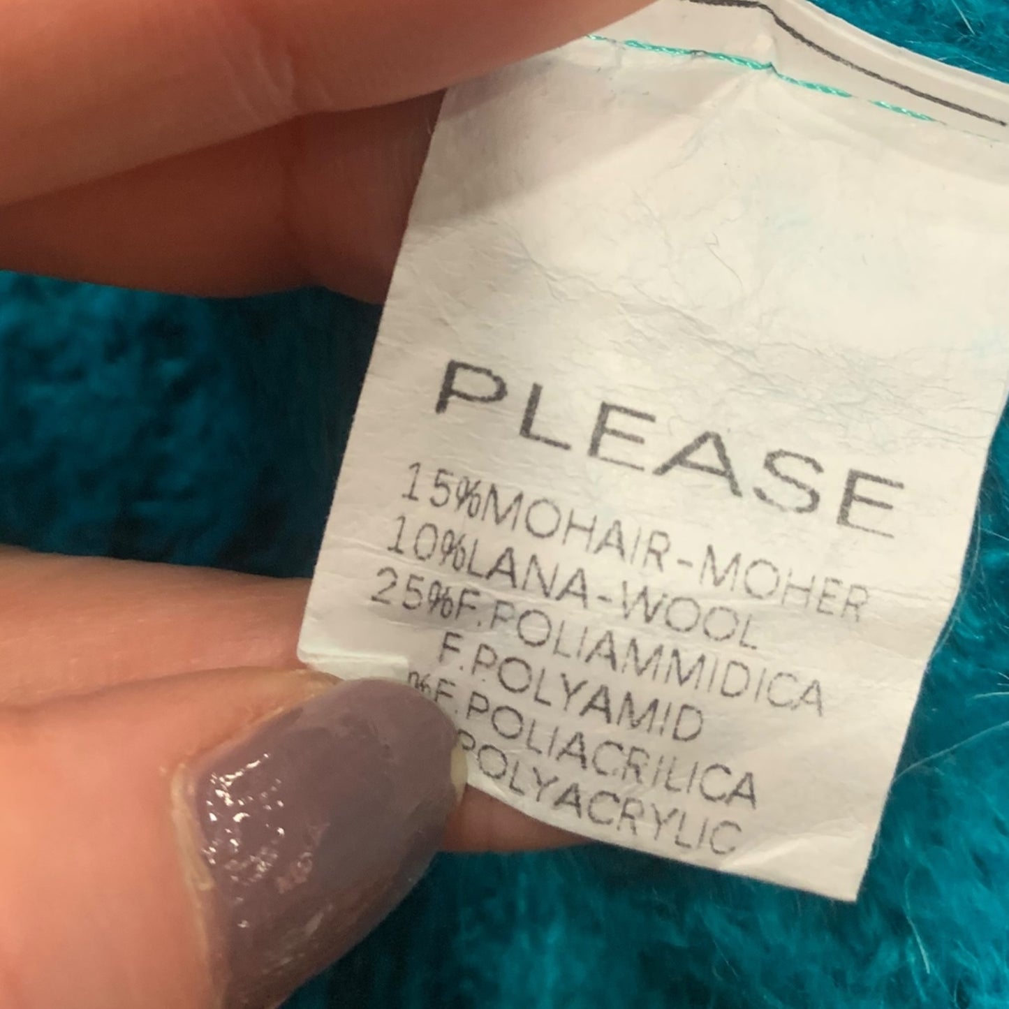 Maglia Donna Please Misto Mohair