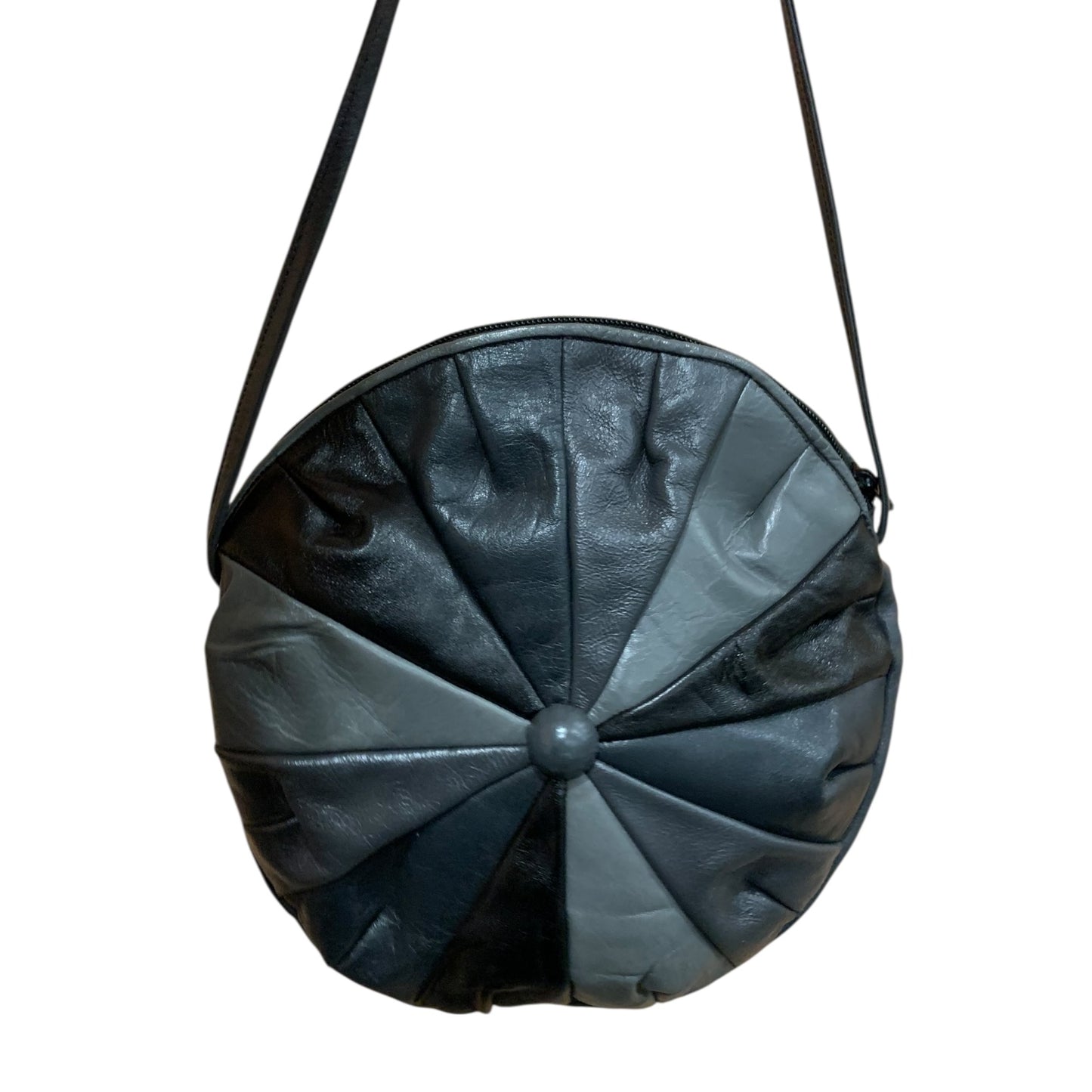Borsa Tracolla Vintage Pelle Rotonda