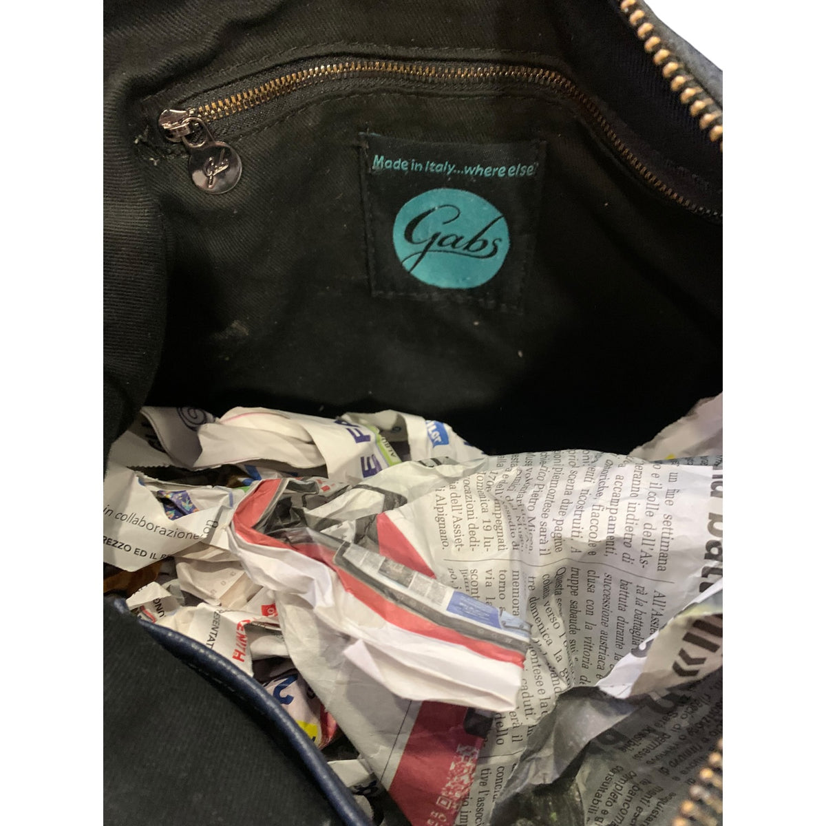 Borsa Donna Gabs Pelle Blu