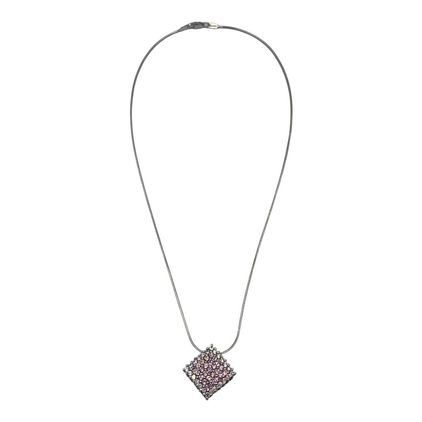 Collana Ciondolo Rombo Brillantini