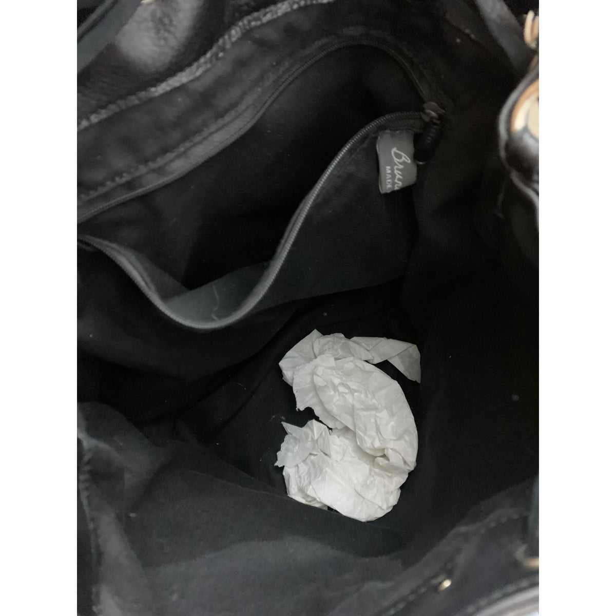 Borsa Secchiello Pelle Brunocenere