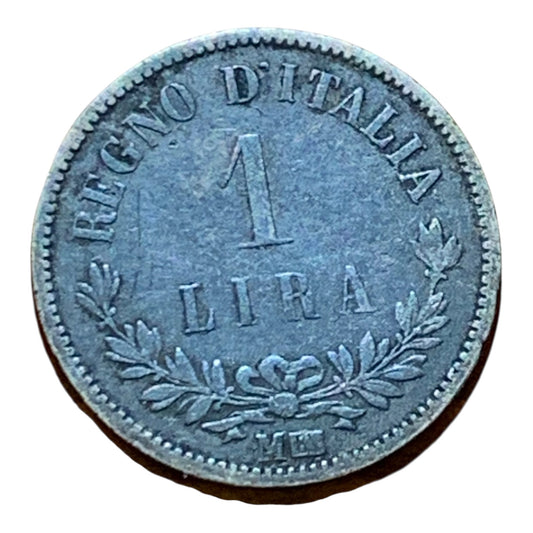 Moneta 1 Lira Regno D’Italia 1863