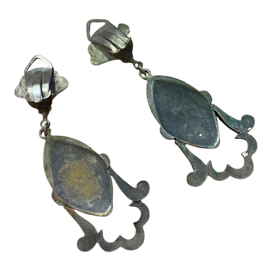Orecchini vintage Clip Volto