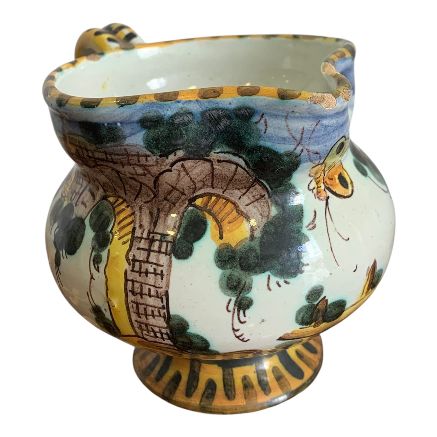 Brocchetta Epoca Maiolica Italiana
