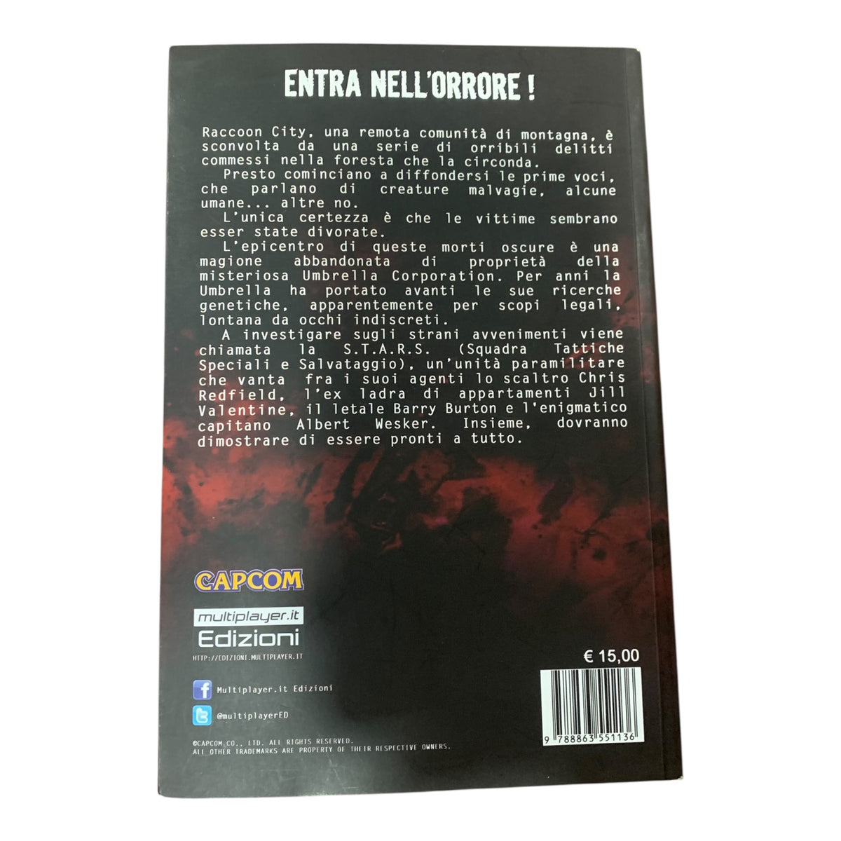 Libro Resident Evil