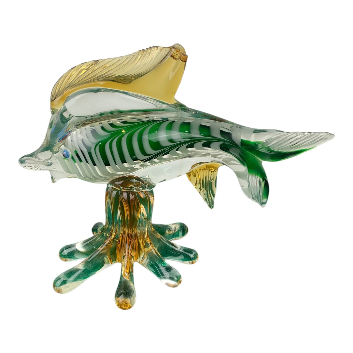 Scultura Vetro Sommerso Vintage
