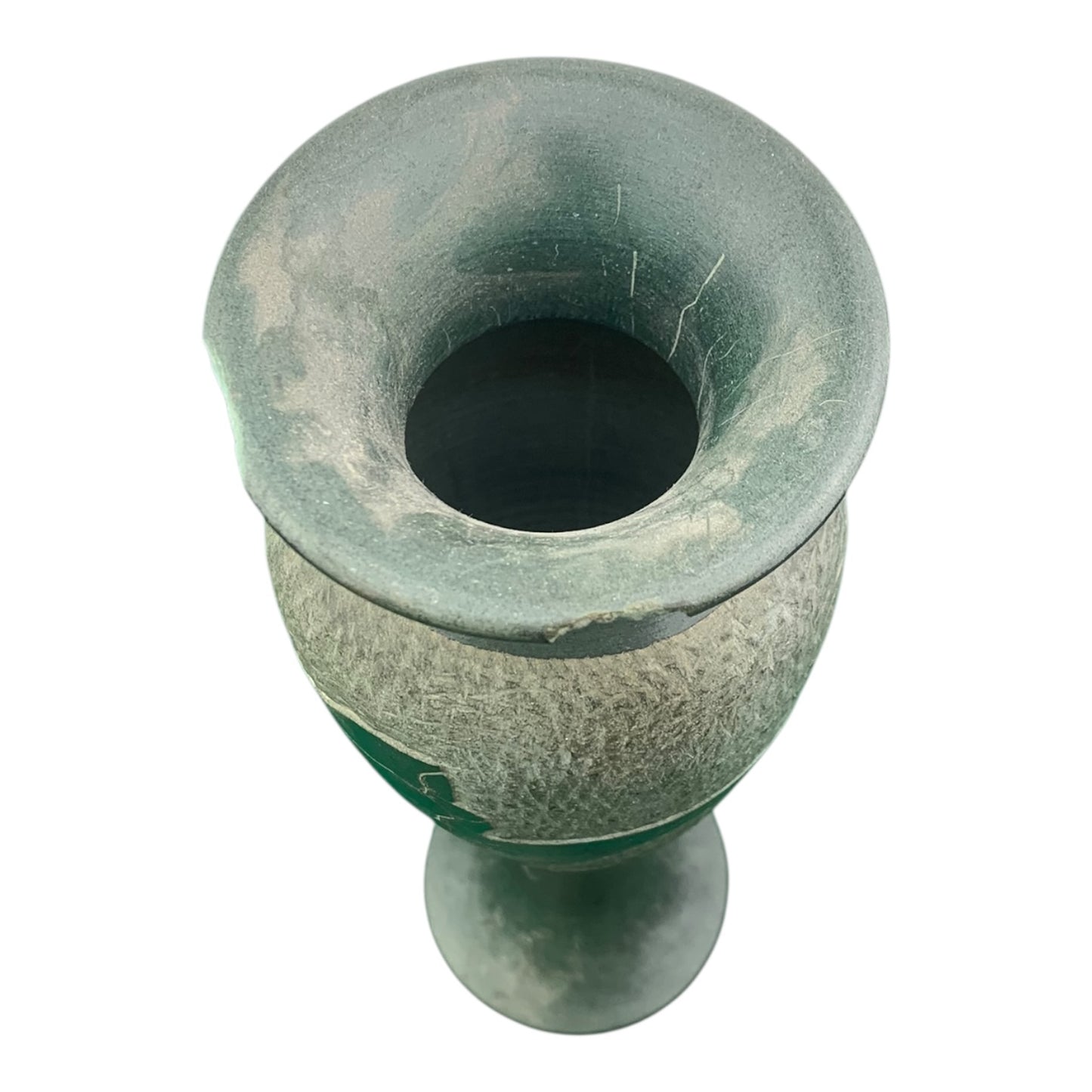 Vaso In Pietra Vintage Stile Art Deco