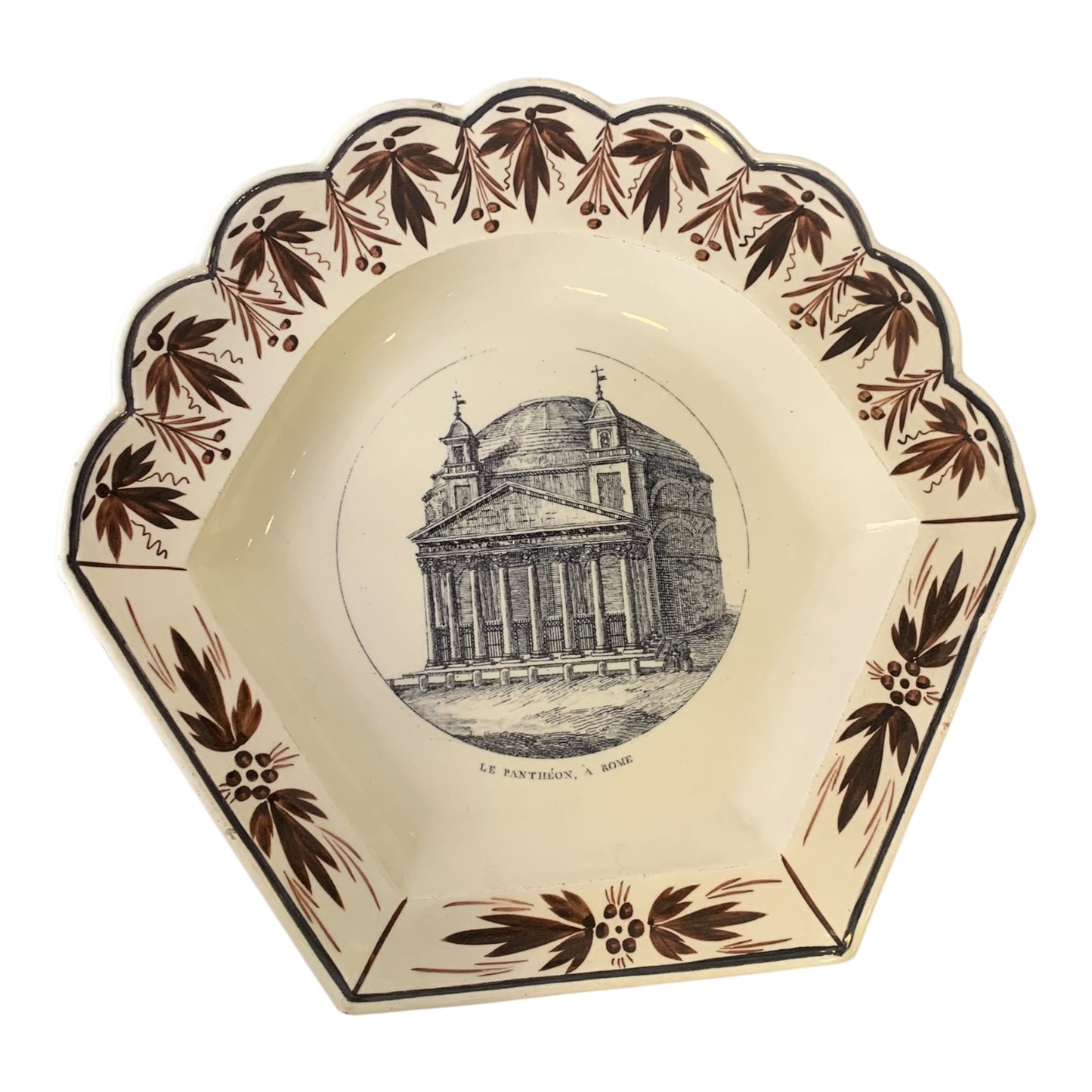 Tris Piatti Epoca Ceramica Dortu Monumenti