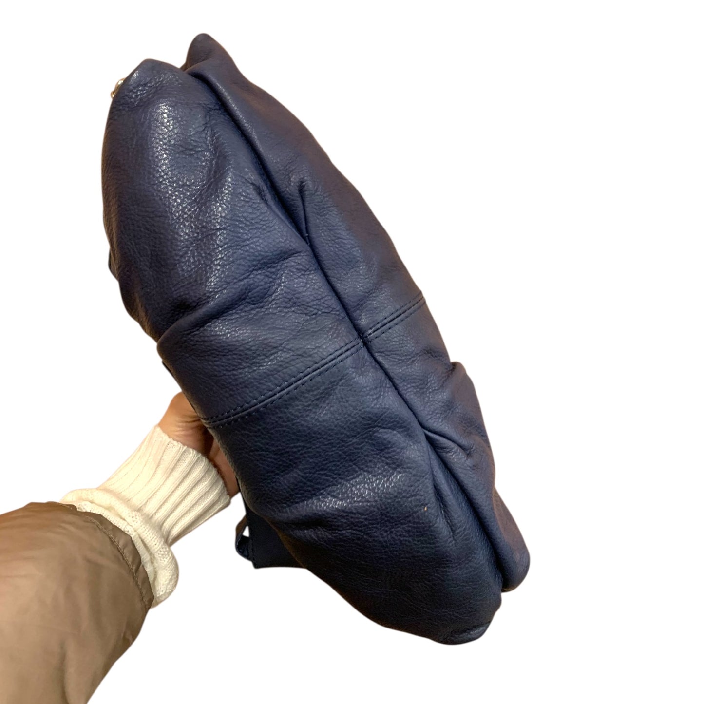 Borsa Tracolla Vintage Pelle Blu
