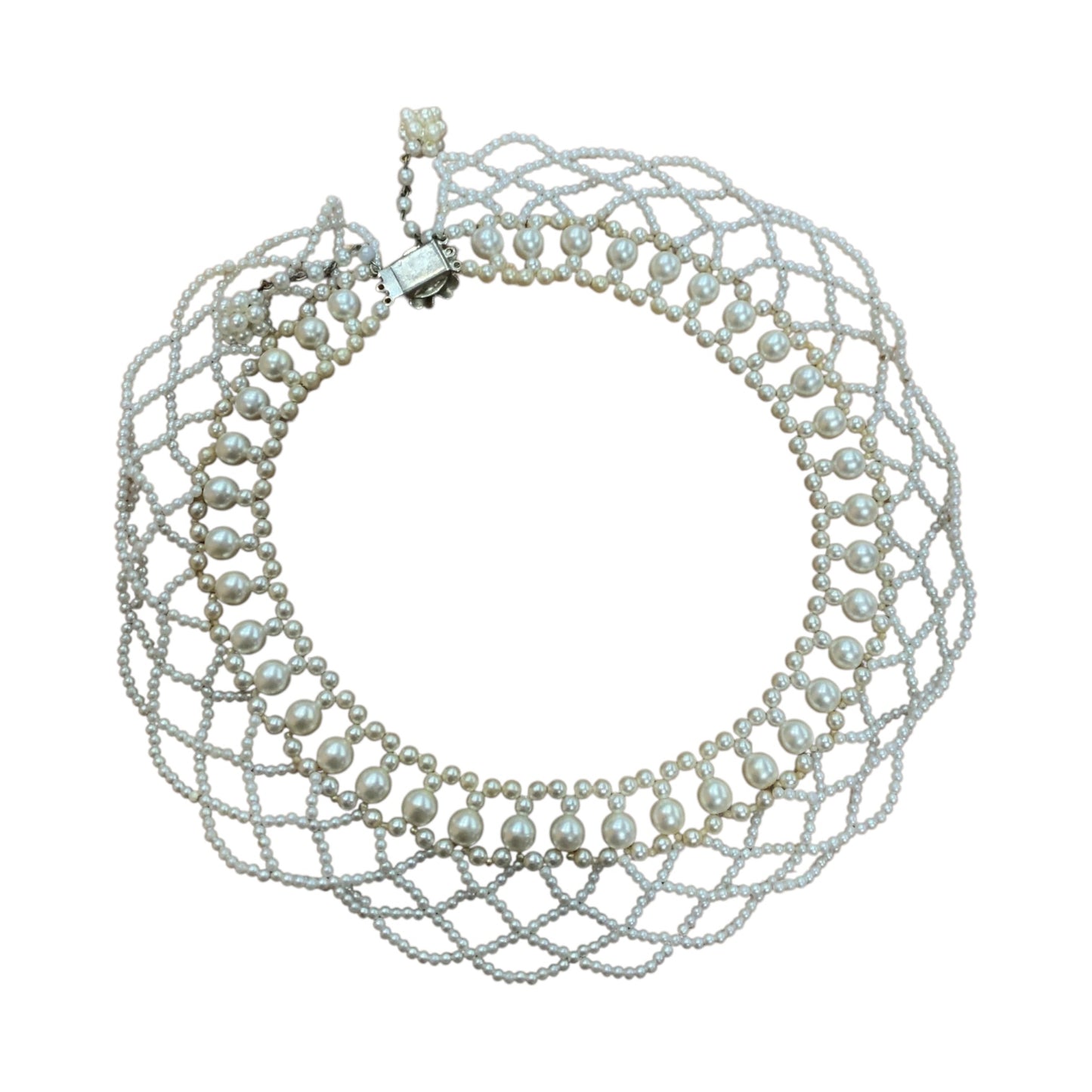 Collana Vintage Girocollo Perline
