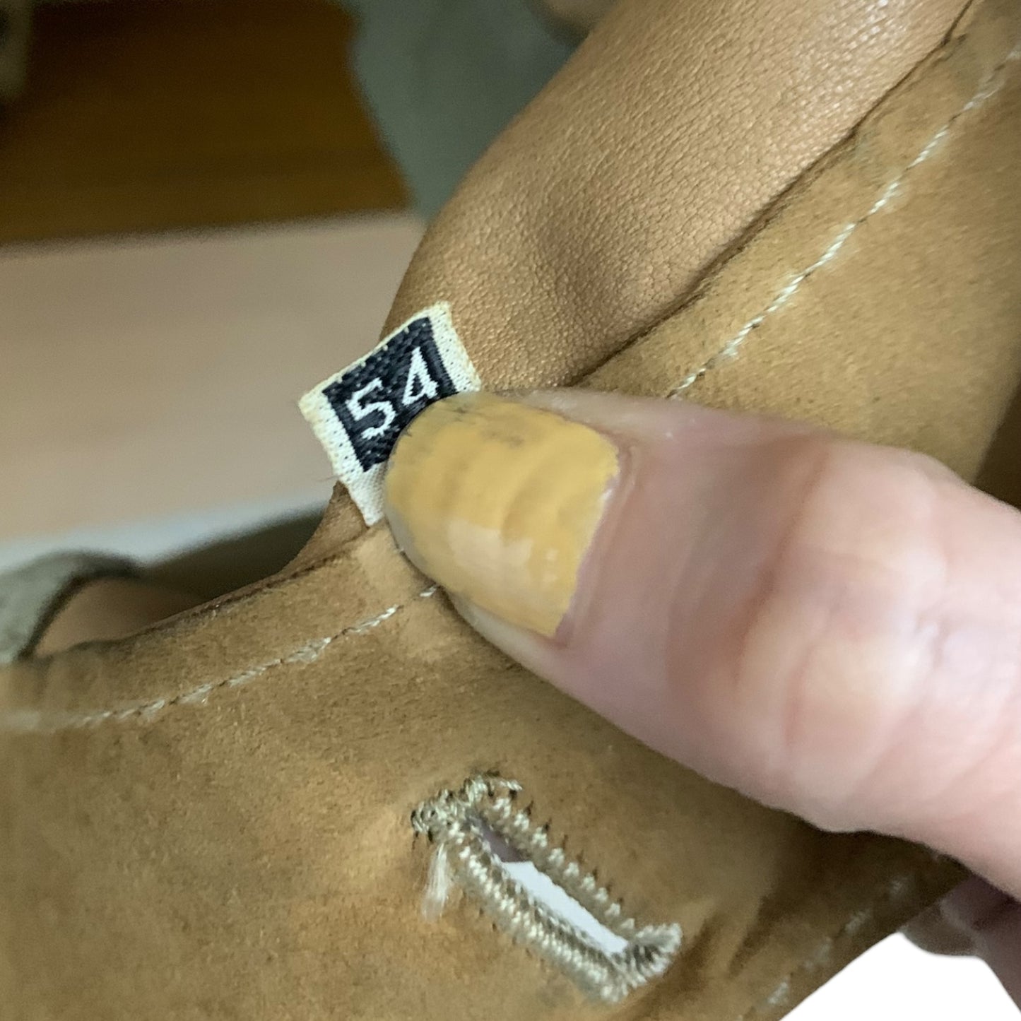 Giacca Vintage Pelle scamosciata