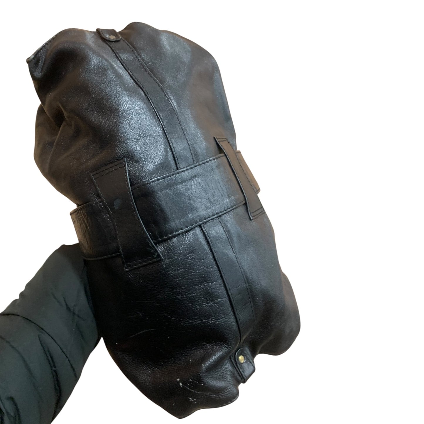 Borsa A Spalla Vintage Pelle Nera