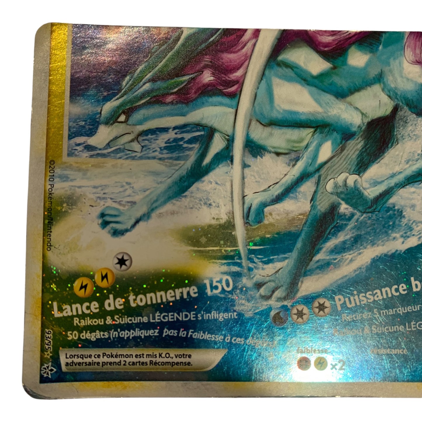 Carta Pokemon Raikou&Suicune Legende