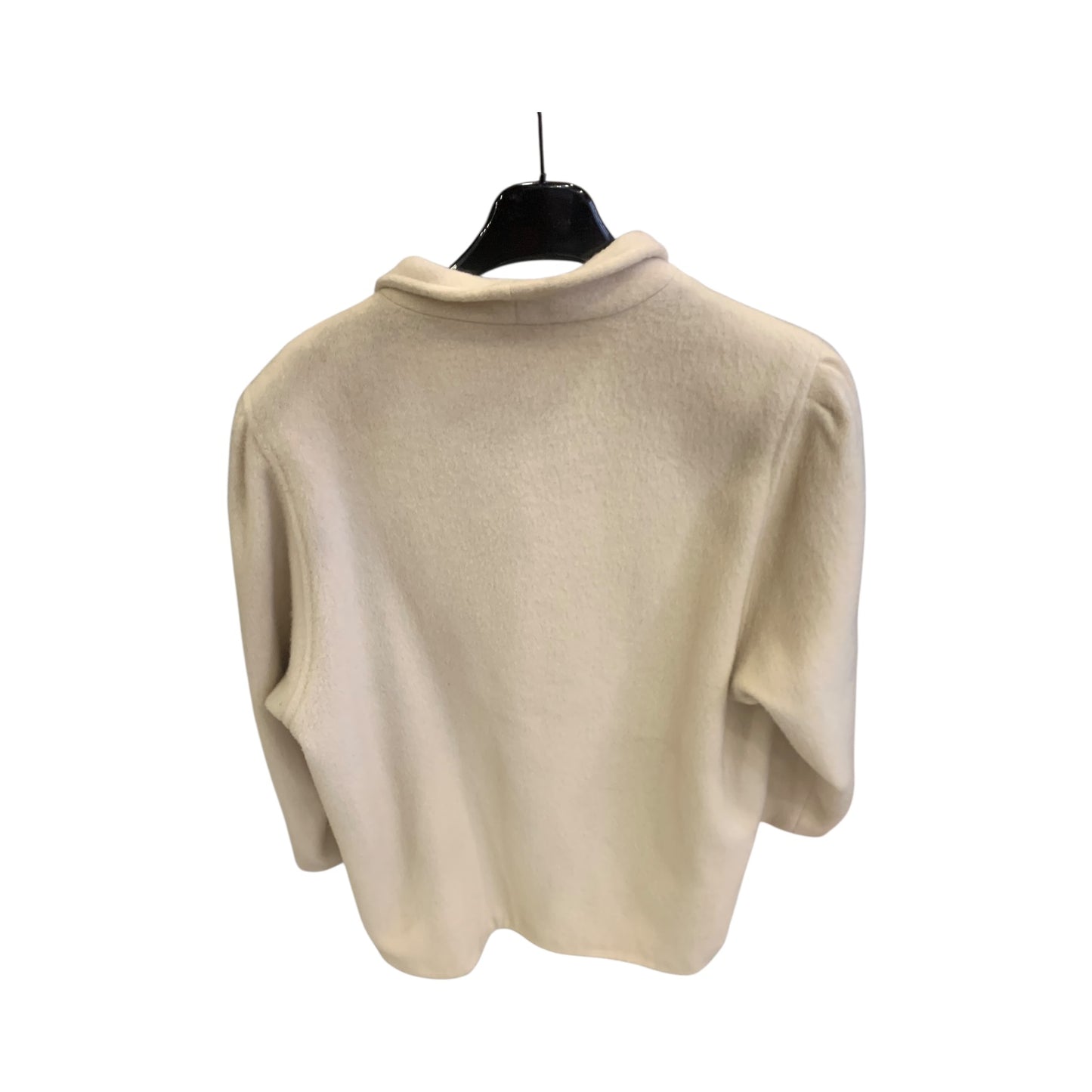 Cappotto Donna Vintage Misto Lana Panna