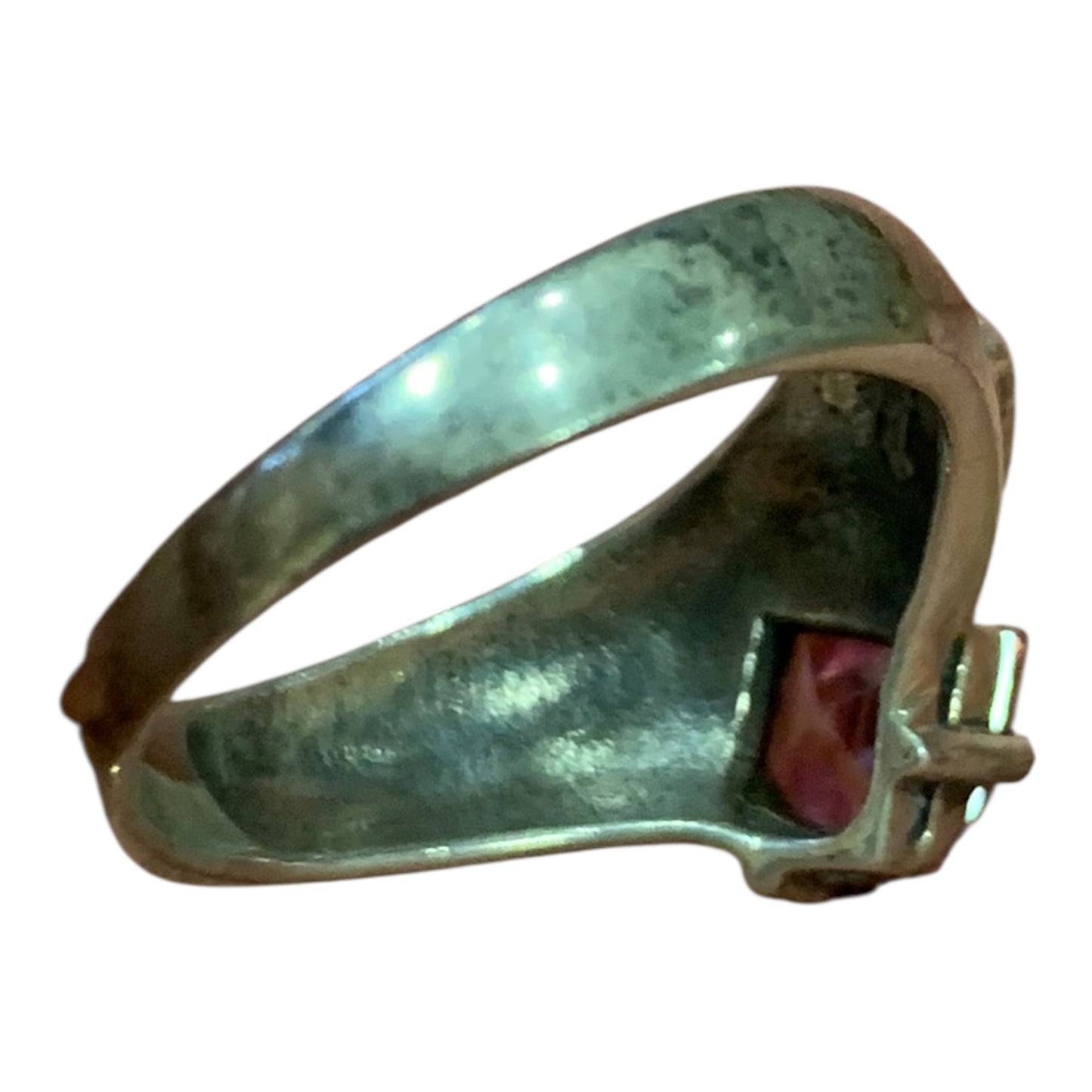 Anello Donna Vintage Pietra Rosa