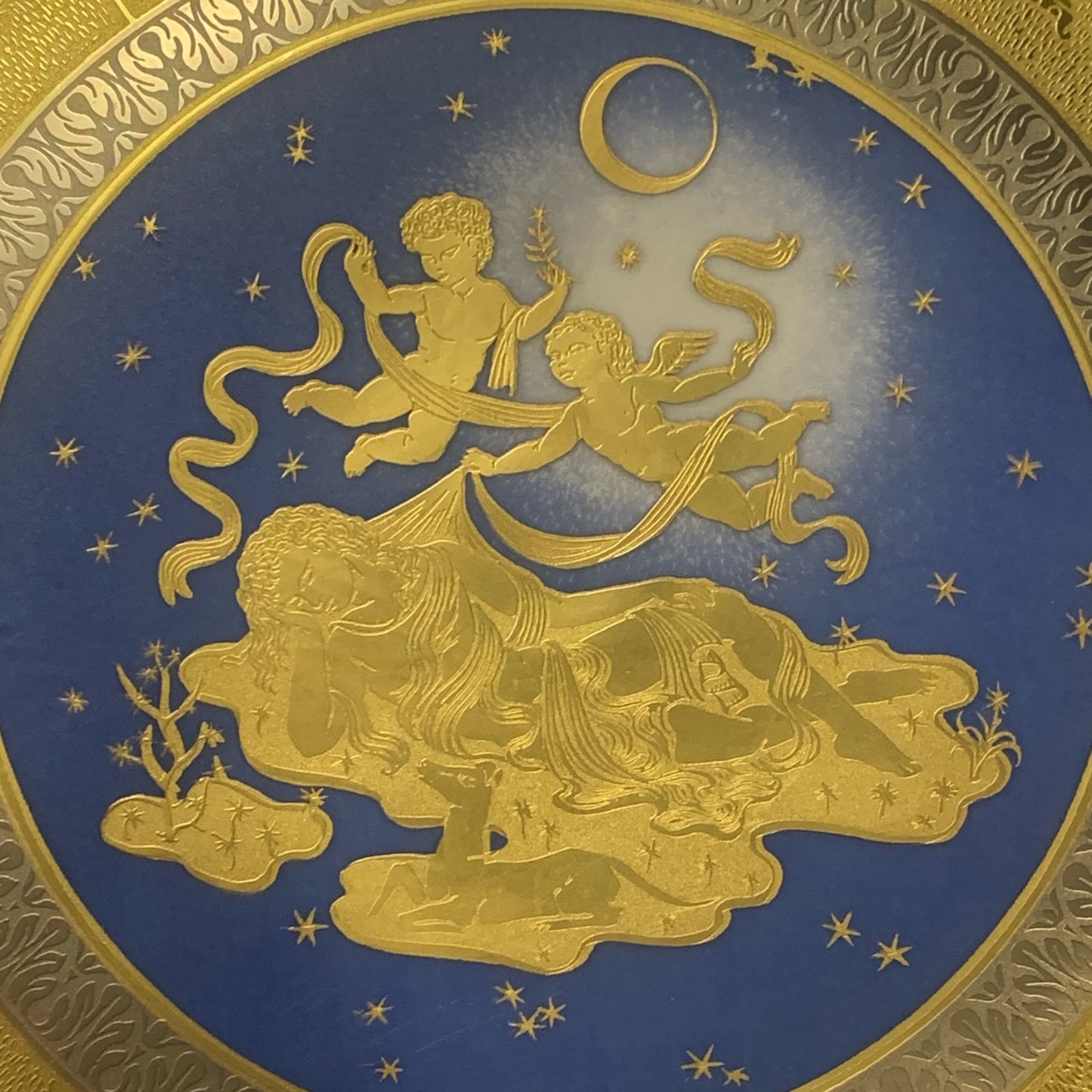 Piatto Decorativo Ceramica Morbelli “La Notte”