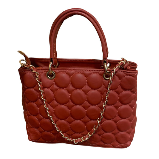 Borsa Tracolla Vera Pelle Trapuntata Bordeaux