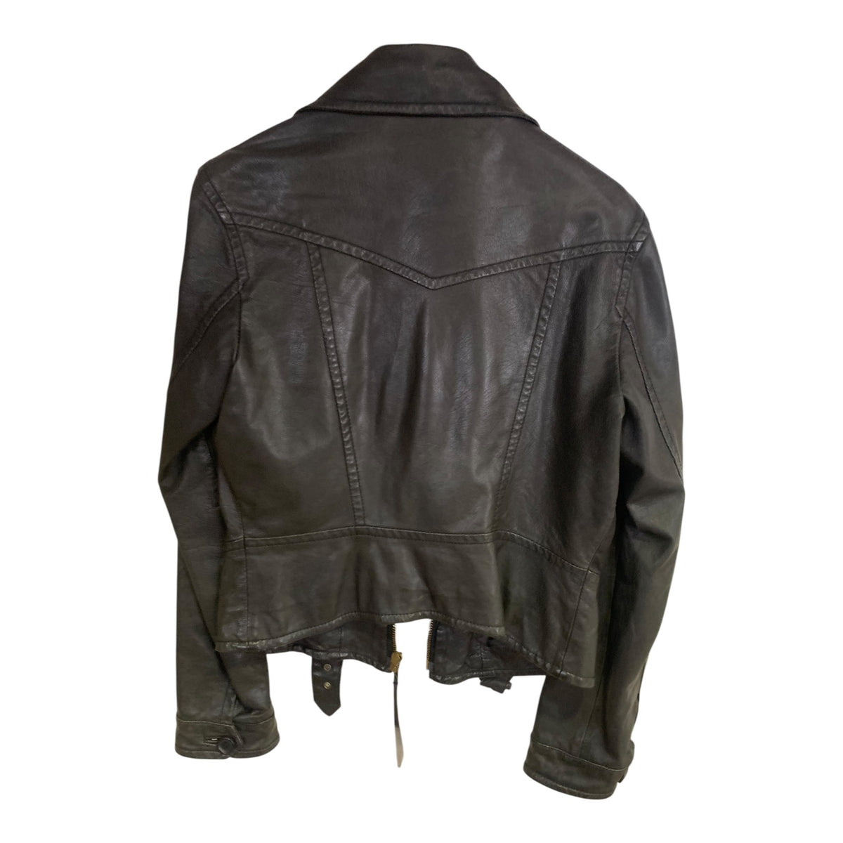 Giacca Chiodo Donna Vintage Pelle