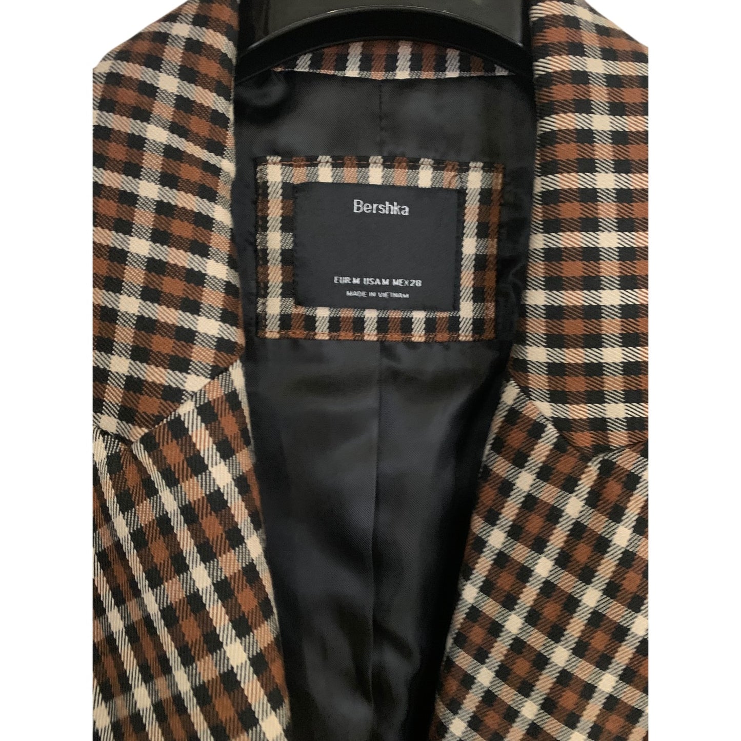 Blazer Donna Bershka Doppiopetto Marrone