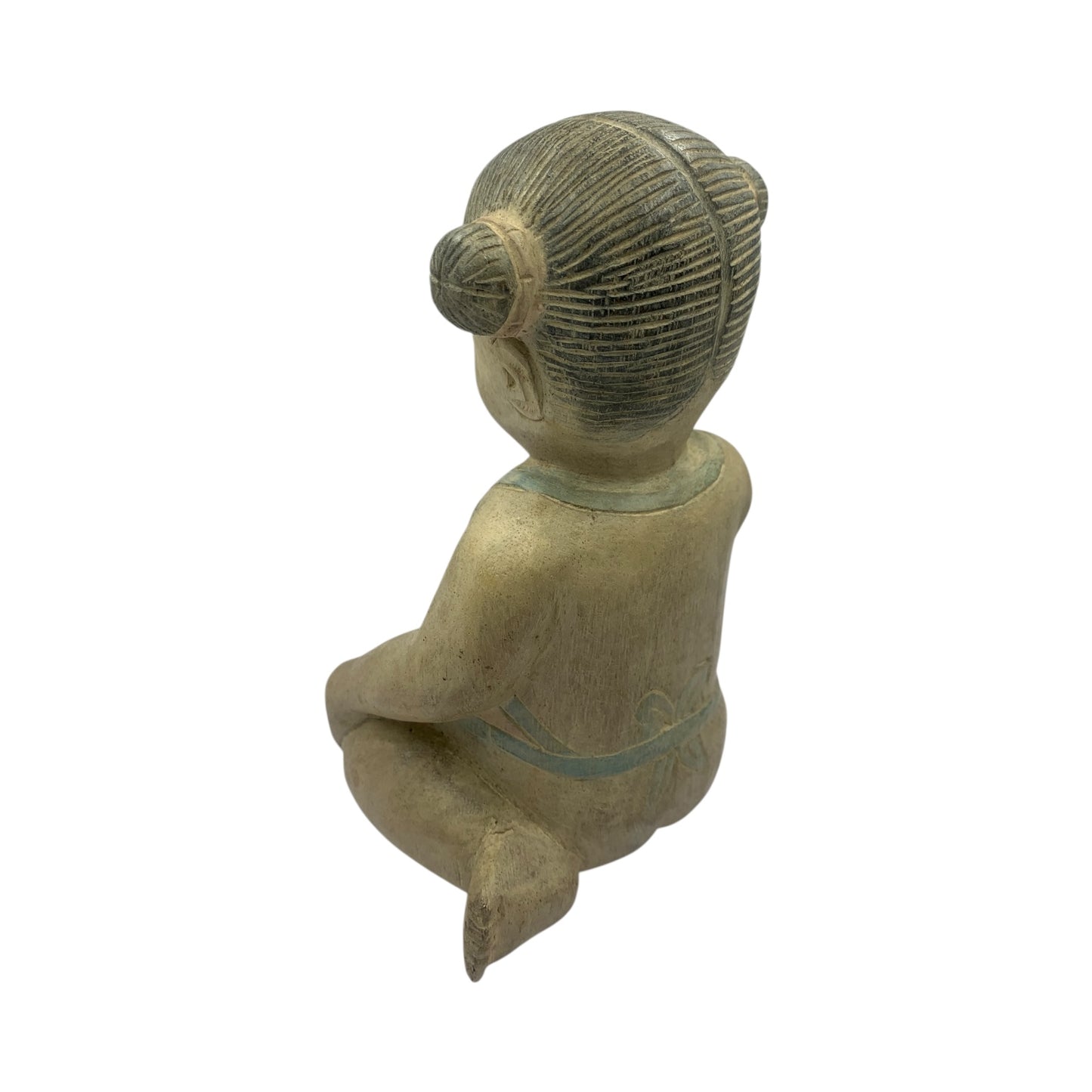 Statuina Legno Orientale Bimba