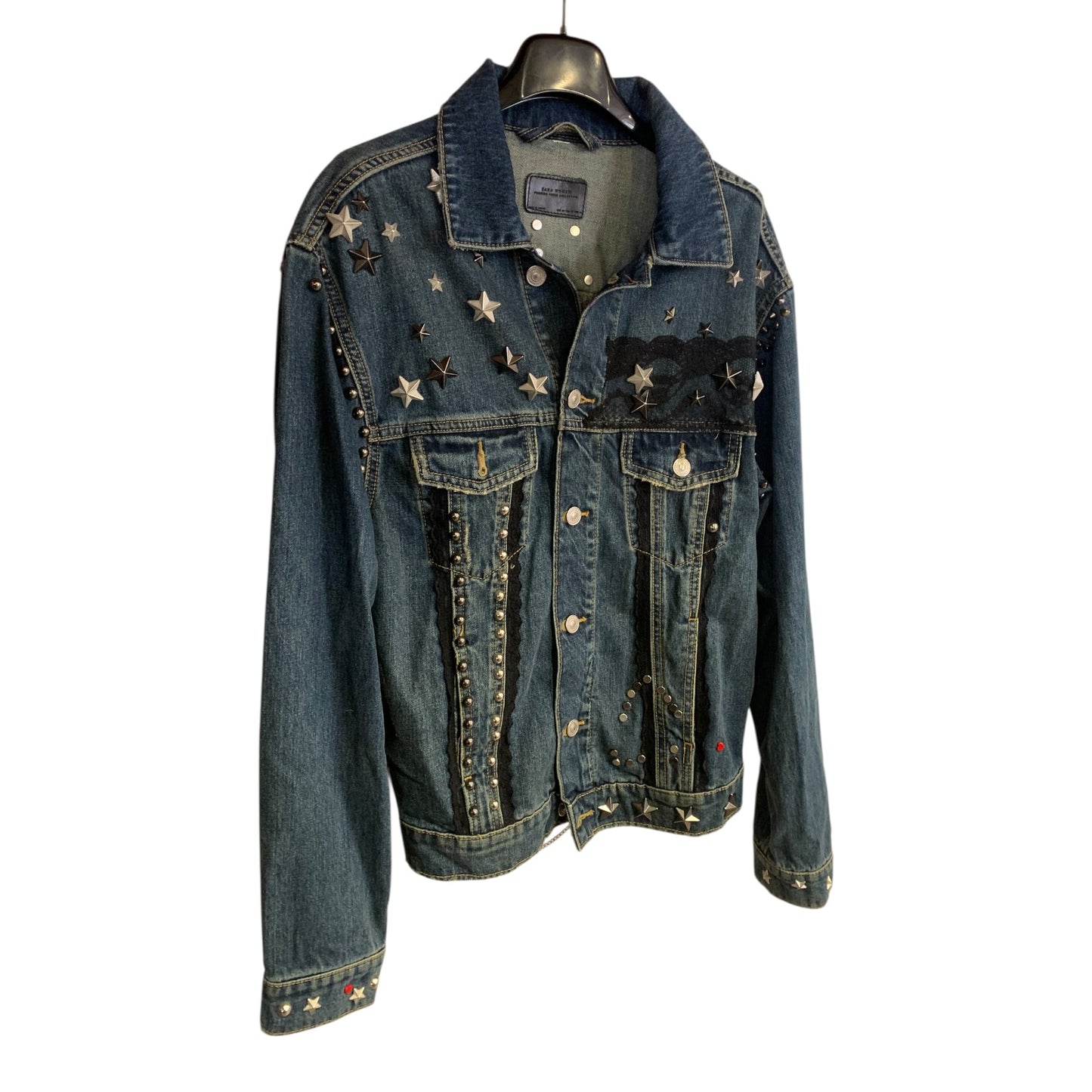 Giacca Donna Jeans Zara Borchie
