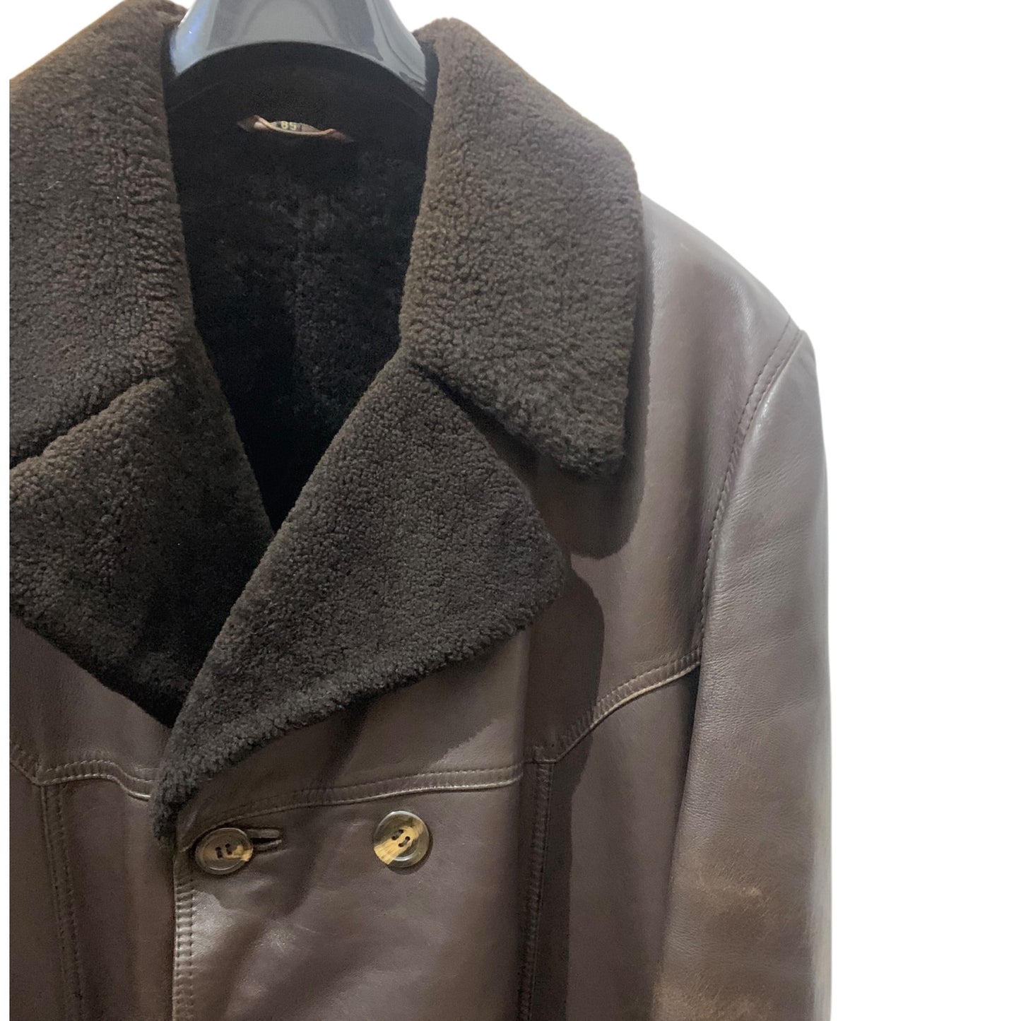 Cappotto Montone Uomo Vintage New Style