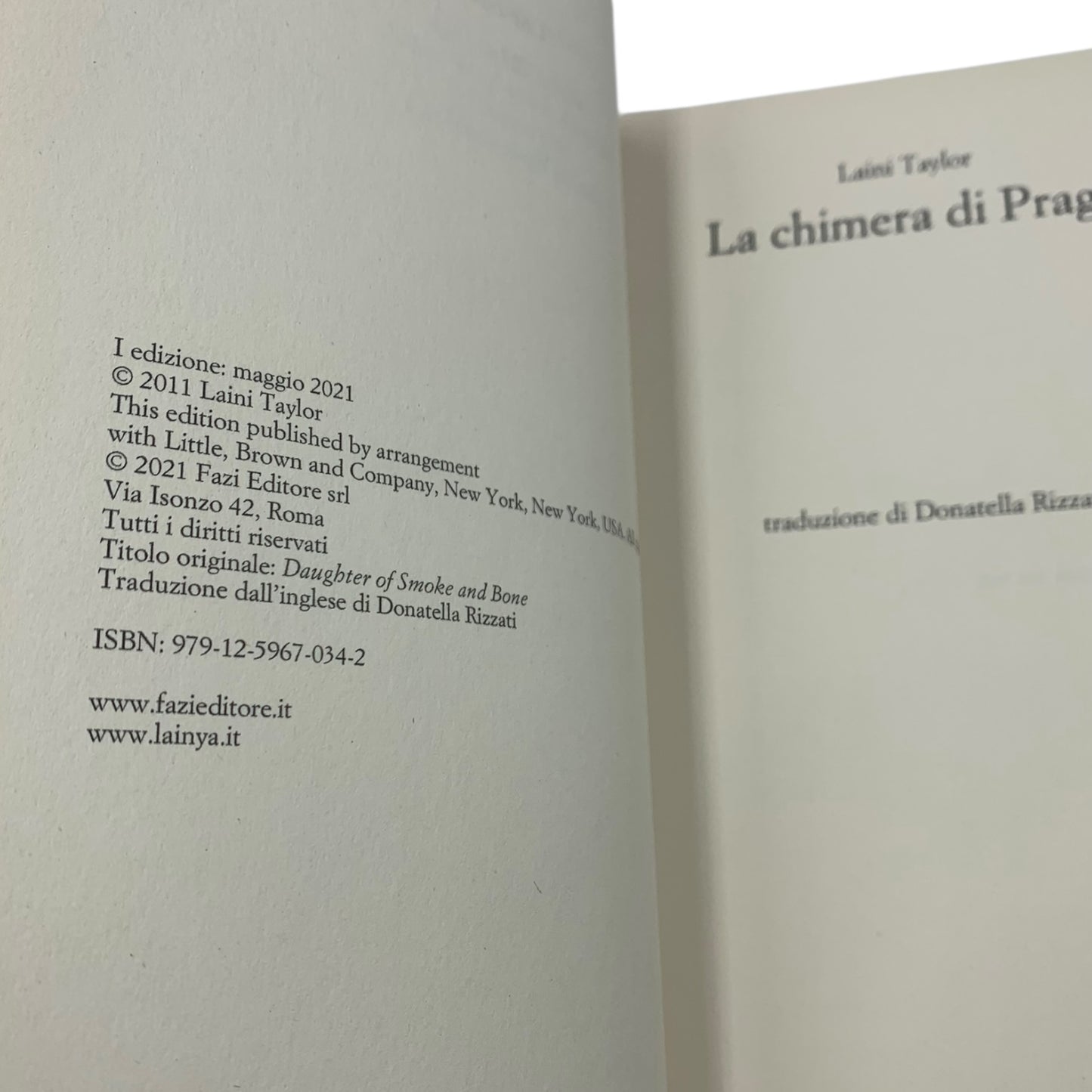 Libri Trilogia Laini Taylor