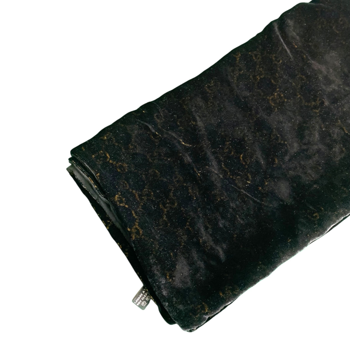 Sciarpa Vintage Gucci Velluto Monogram