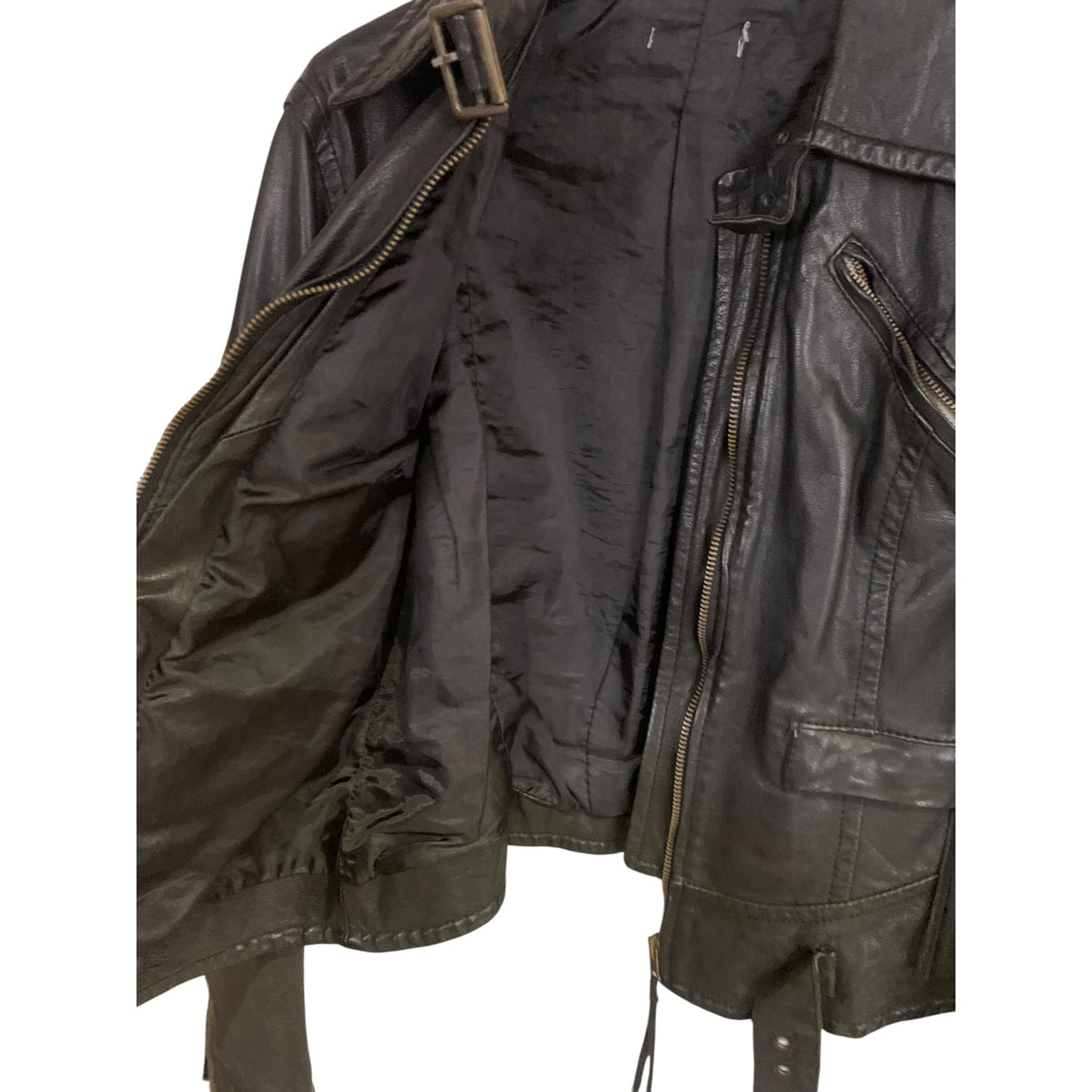 Giacca Chiodo Donna Vintage Pelle