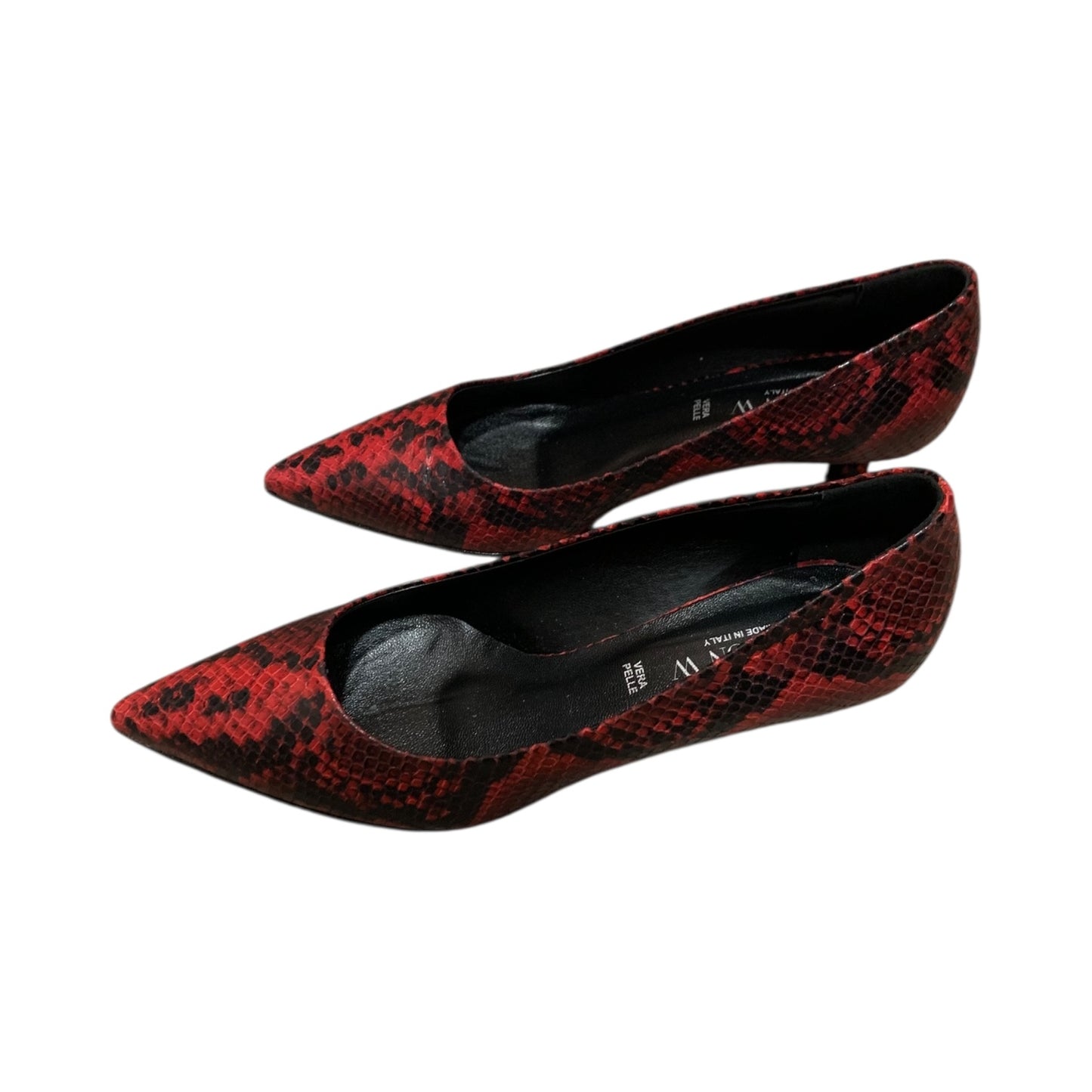 Scarpe Décolleté Donna Maison W Pelle Pitonata