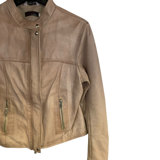 Giacca Donna Viamaestra  Pelle Beige