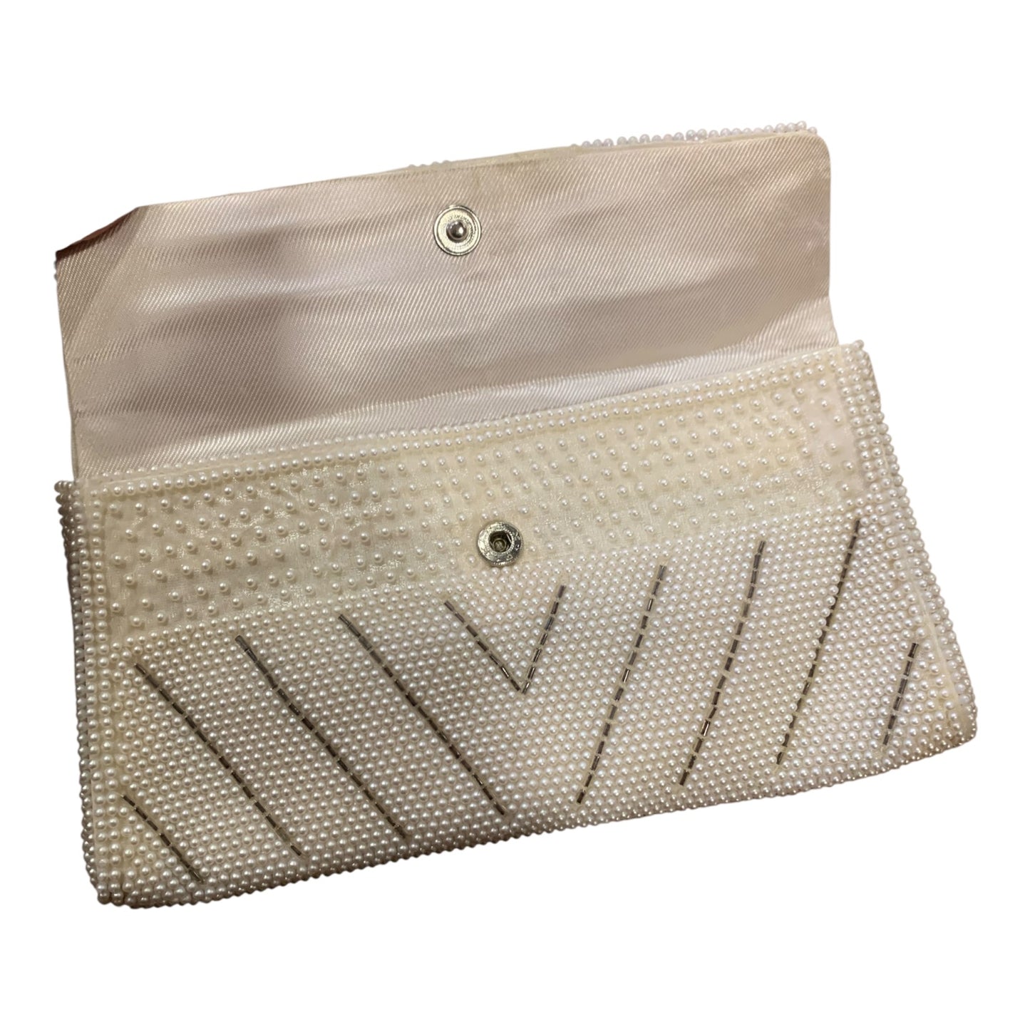 Porta Foglio Vintage Anni 50 Perline