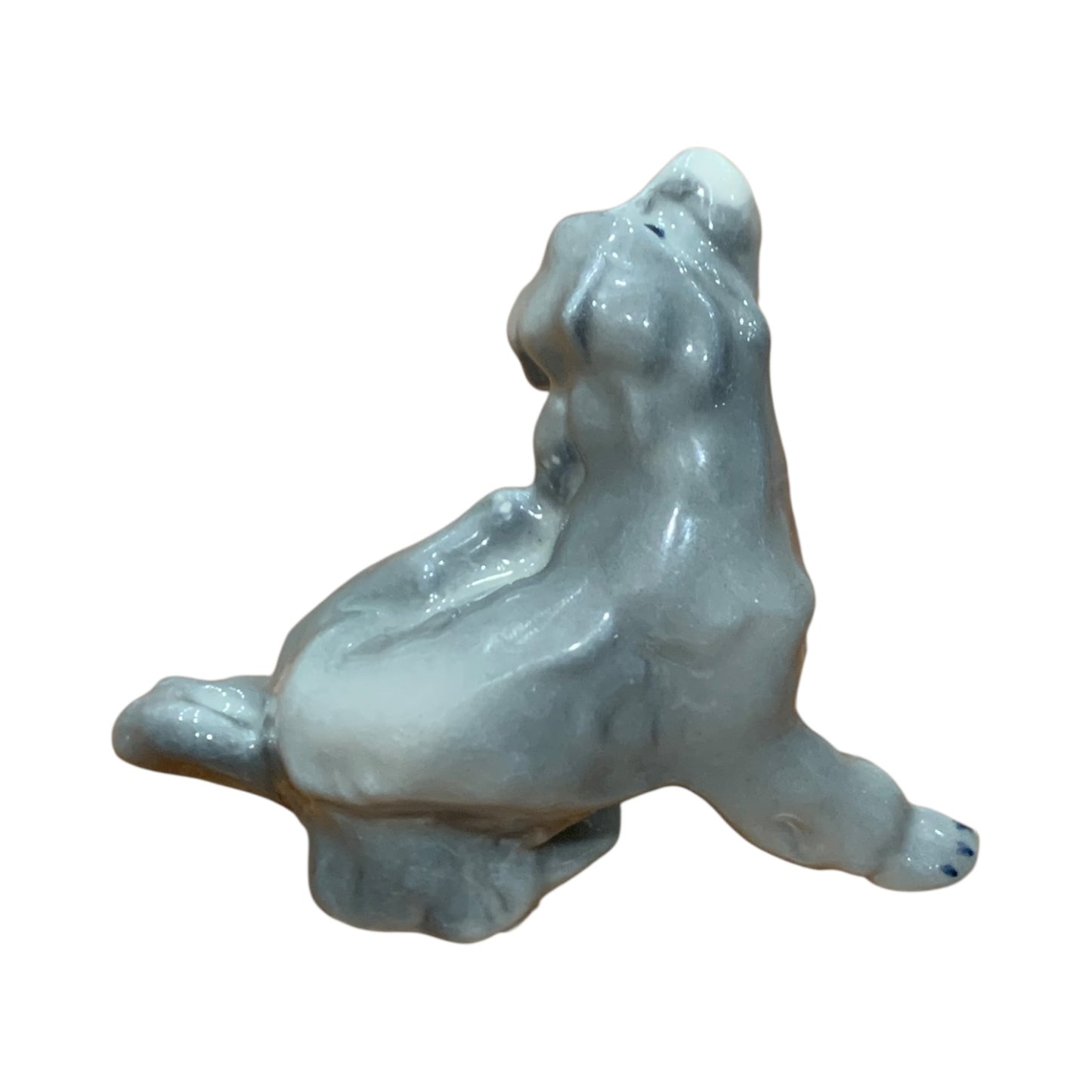 Statuina Cagnolino Ceramica Zsolnay