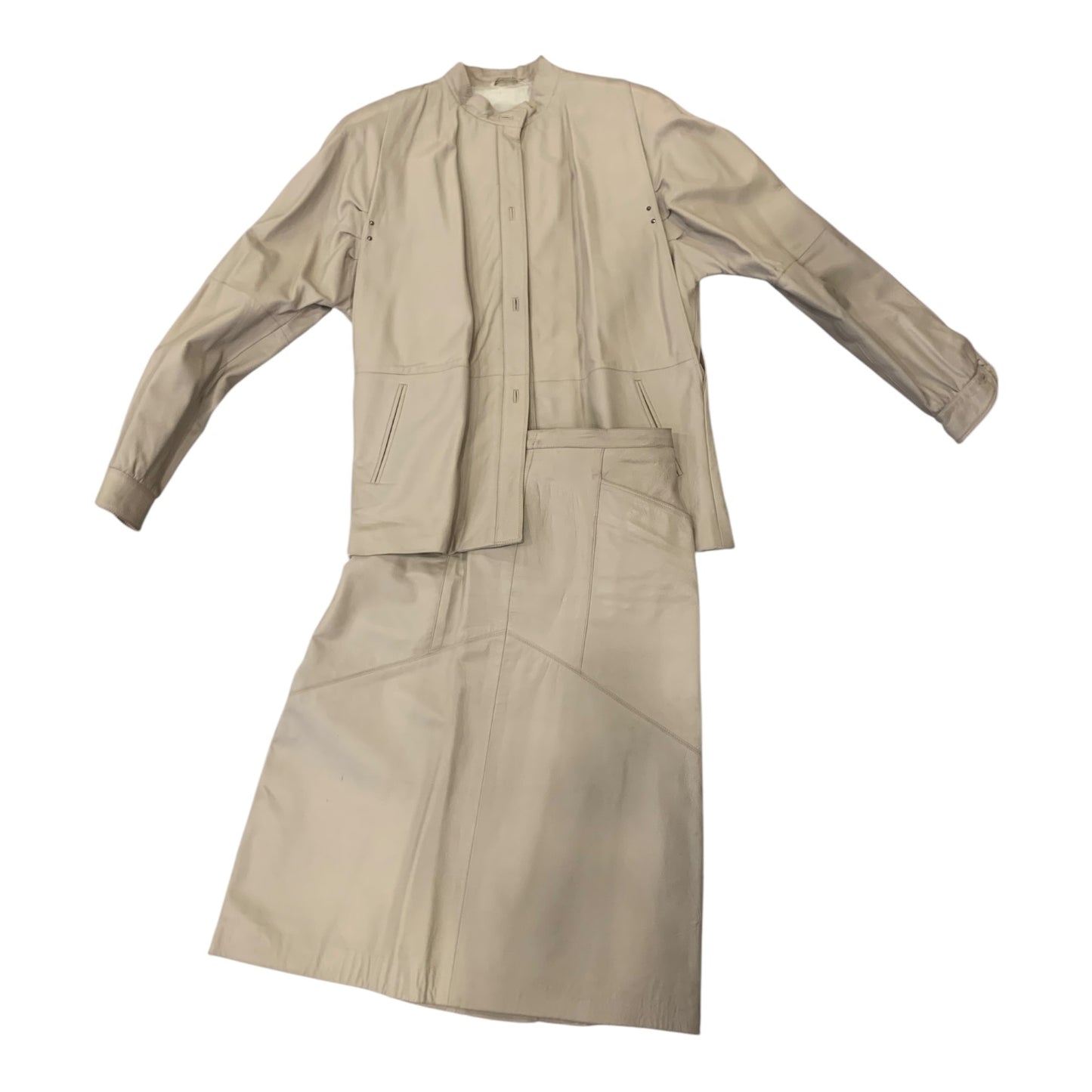 Completo Donna Vintage Pelle Beige