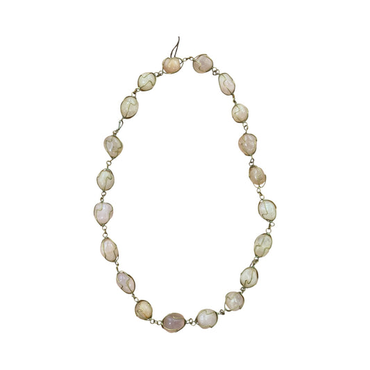 Collana Vintage Pietre Dure Quarzo