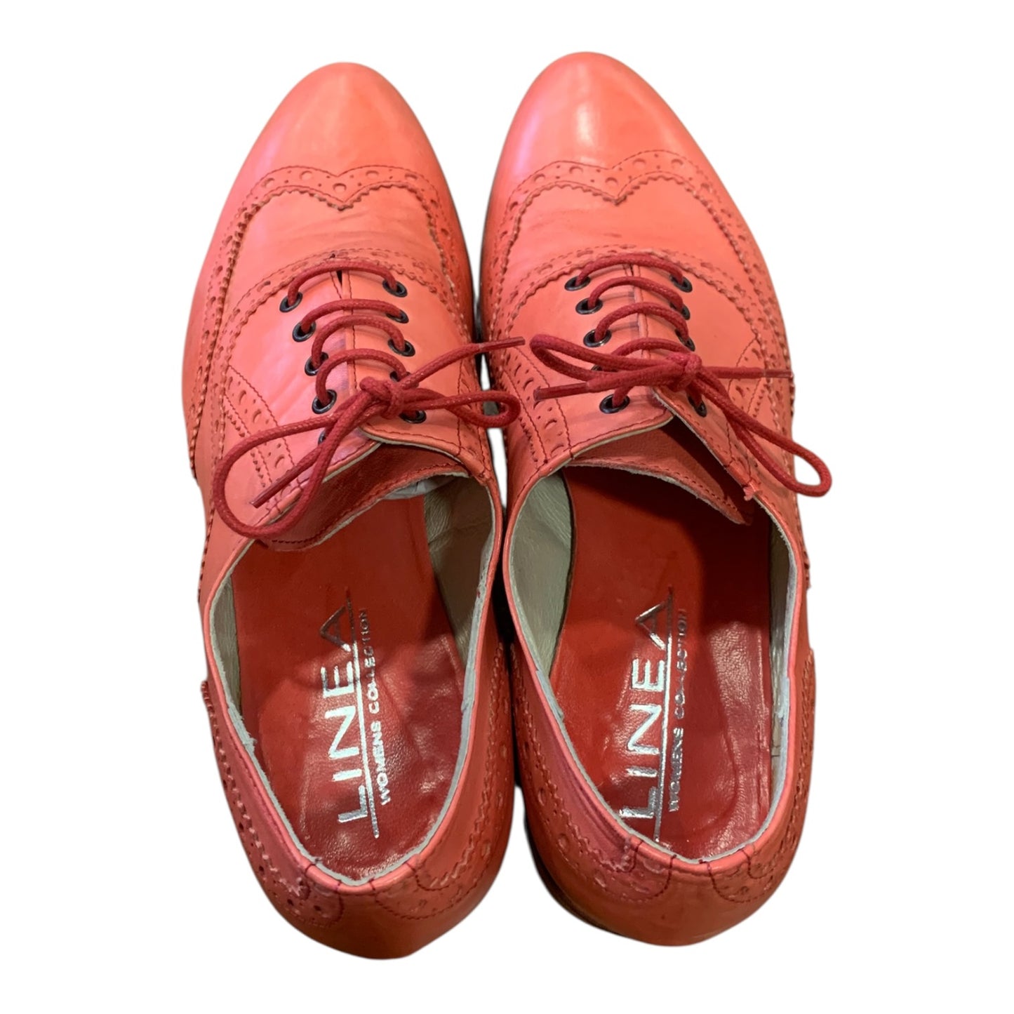 Scarpe Donna Oxford Pelle Vintage
