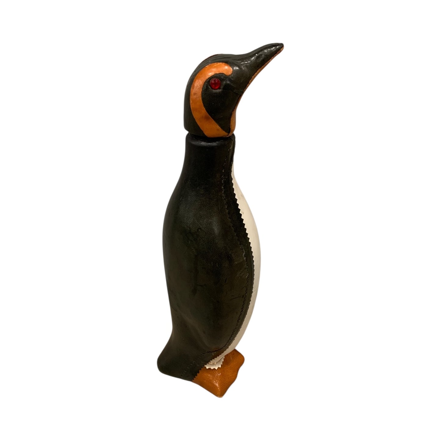 Bottiglia Vintage Pinguino Pelle