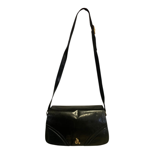 Borsetta Tracolla Vintage Pelle Nera