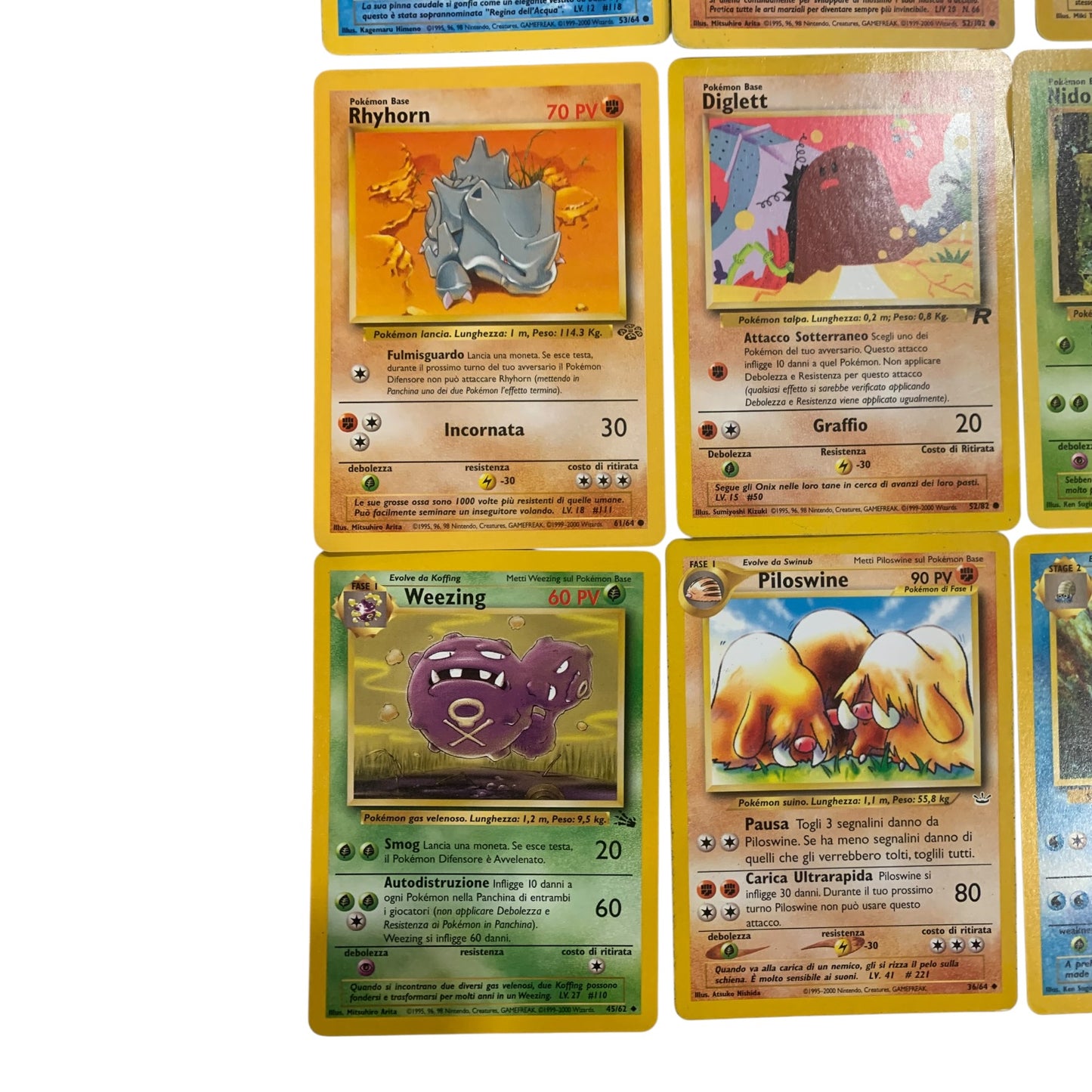Lotto Carte Pokemon Vintage Anni 90