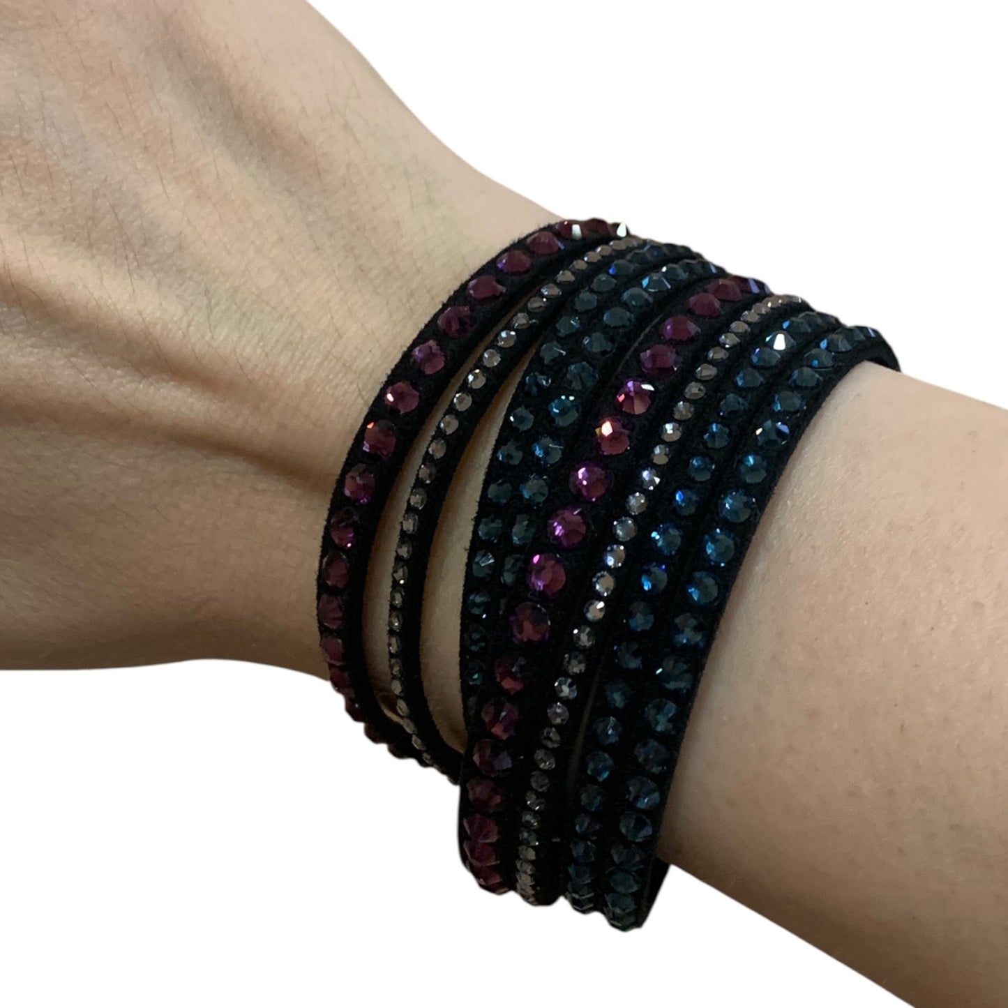 Braccialetto Swarovski Pelle