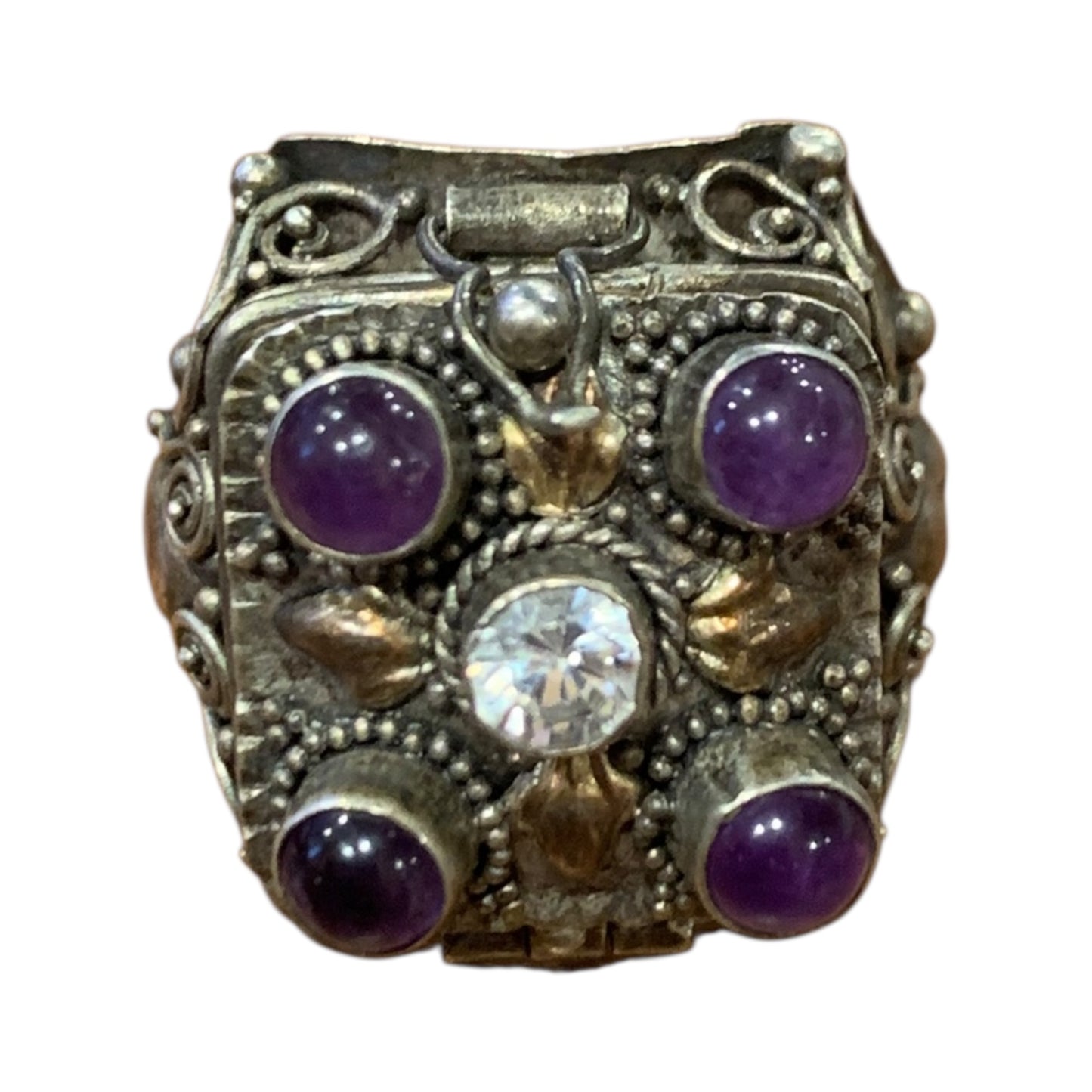Anello Vintage Con Scomparto