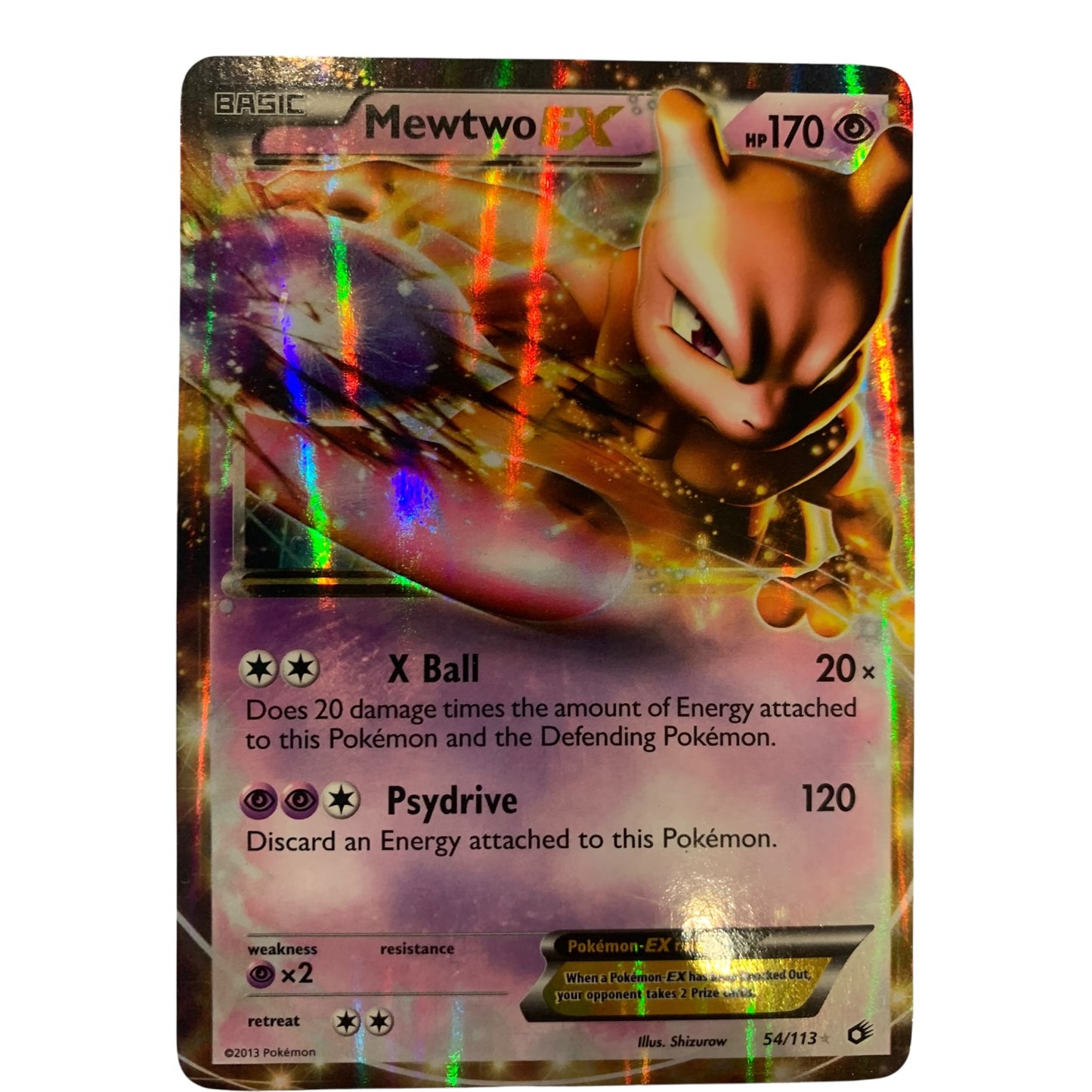 Carta Pokemon Mewtwo Ex