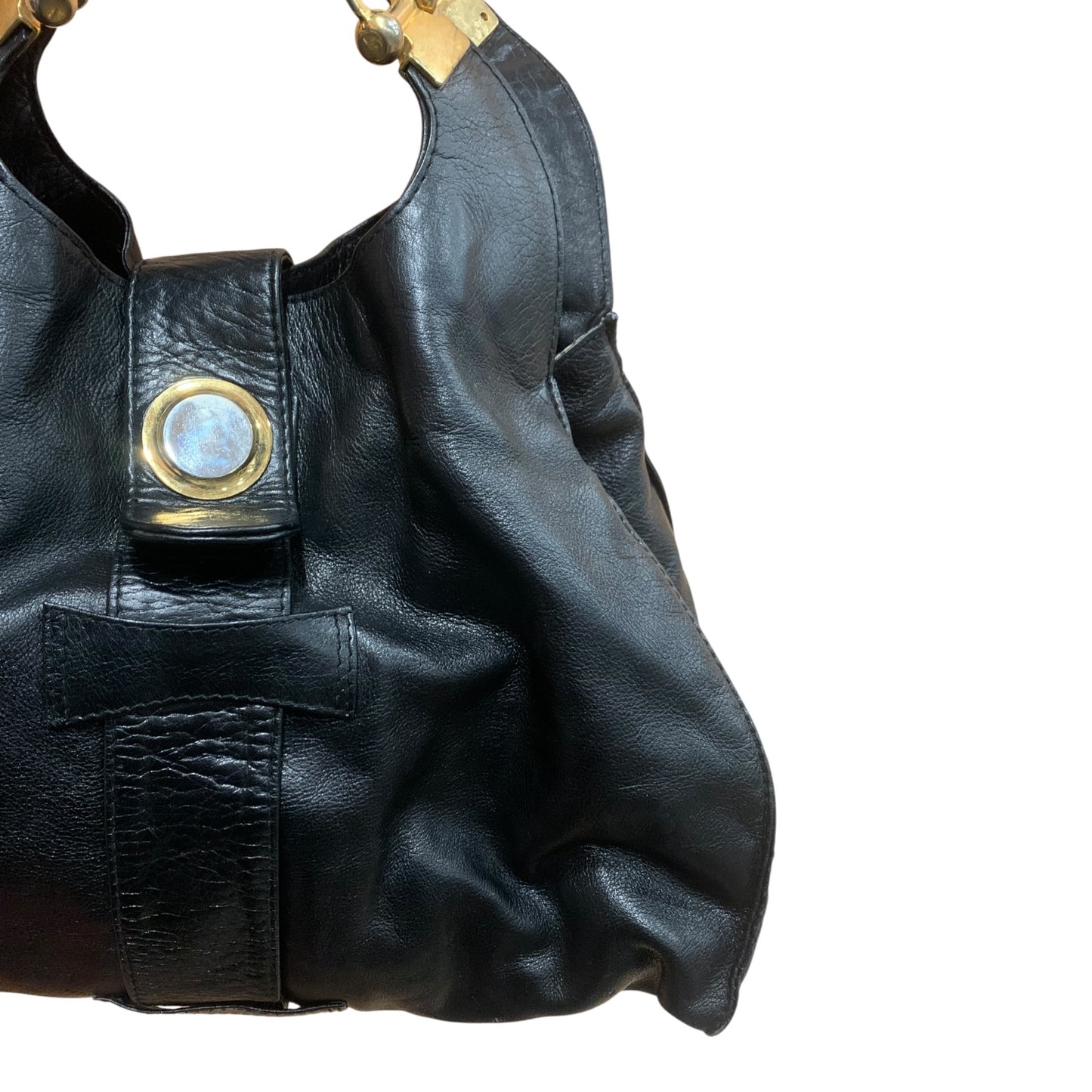 Borsa A Spalla Vintage Pelle Nera