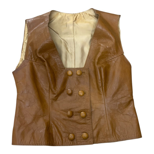 Gilet Corpetto Vintage Pelle