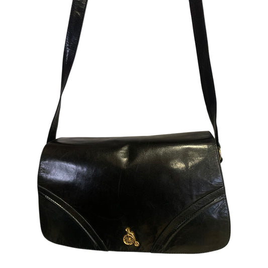 Borsetta Tracolla Vintage Pelle Nera